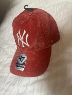 【新品未使用】ニューエラ・ニューヨーク・ヤンキース レッドキャップ 47