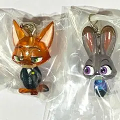 【未開封・2種セット】ズートピア2 めじるしアクセサリー ニックB ＆ジュディA