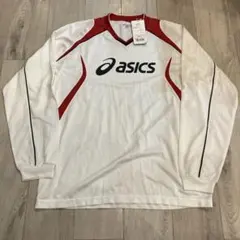 新品未使用　レトロ　オールド　asicsプラクティスシャツ　サイズO XL