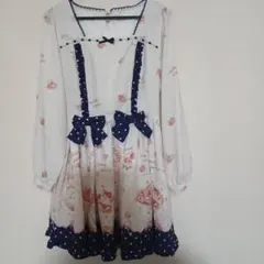 LIZ LISA スウィートプレート柄ワンピース