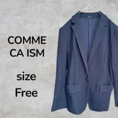 COMME CA ISM ジャケット　ネイビー　スーツ　フォーマル　カジュアル