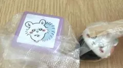 ちいかわ寿司　フィギュアキーホルダー　モモンガ　ダブルスタンプ付き