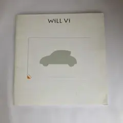 【超レア】トヨタ WiLL Vi カタログ