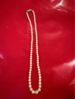 パールネックレス silver 刻印 ハート型ケース セット