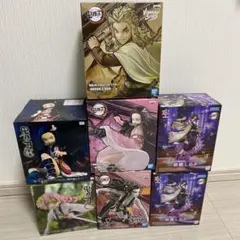 鬼滅の刃 フィギュア まとめ売り7点セットのサムネイル
