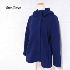 I2-4346【Sun Reve】ジャージーメルトンショートコート　スナップ