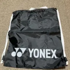 新品　YONEX グレー×ピンク ナップザック シューズケース