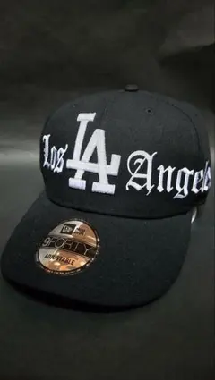 D44NewEra ニューエラ ロサンゼルスドジャース ブラック ホワイト