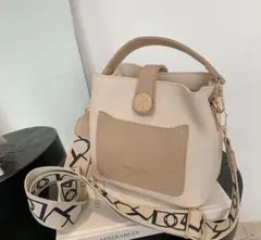 ショルダーバッグ 2way ベージュ ハンドバッグ 斜めがけ おしゃれ