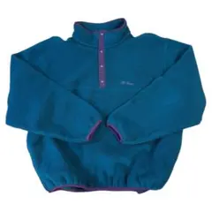 し*ゅ様 美品90'S USA製　L.L.BeanフリーススナップT