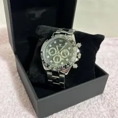 INGEEN クロノグラフ 自動巻き腕時計 ブラック