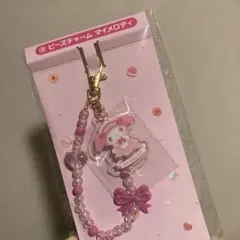 ビーズチャーム　マイメロディ