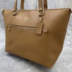 美品✨COACH コーチ トートバッグ ブラウン レザー 大容量 F79608のサムネイル