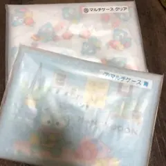 ハンギョドン くじ　マルチケース 青 クリア