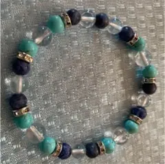 天然石 ★パワーストーン★ ブレスレット★ターコイズ★ソーダライト★水晶