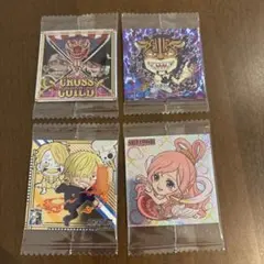 ワンピースウエハースシール 4枚セット(SEC1枚、25th1枚含む)