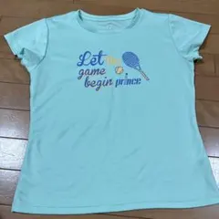 prince テニス Tシャツ 水色