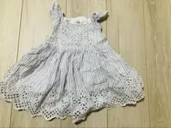 babyGAP ストライプ レース付き ワンピース 6-12m