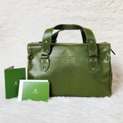 Kate spade ケイトスペード レザー ハンドバッグ グリーンのサムネイル