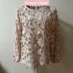 Grace Class 花柄レース編み長袖 トップスのサムネイル