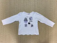 mezzo piano 長袖Tシャツ　110cm ホワイト