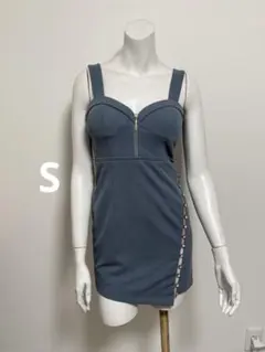 ROBE de FLEURS Glossyグロッシードレスコルセットドレスブルー