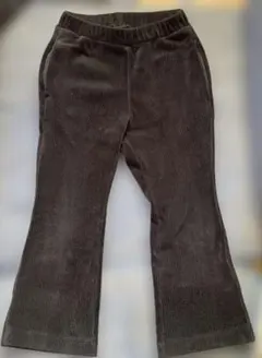 GU ヌクヌクニットコールフレアパンツ110