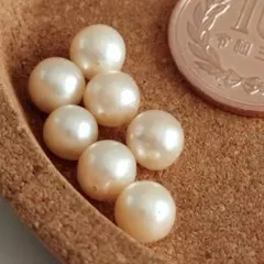ハンドメイドに】パール ルース☆約7.5㎜up〜9㎜up 11点セット - メルカリ