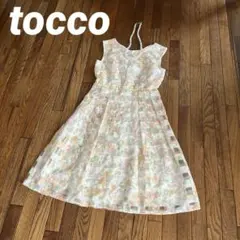 tocco 美品　ワンピース　花柄　上品のサムネイル