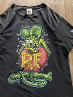 RAT FINK ©️1984 ビンテージ ブラックフェードTシャツのサムネイル