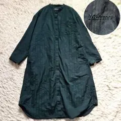 マーモット　marmot シアサッカー　シャツ　ロングワンピース　四角友里さん