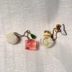 り*ん様 しろたん キューブ 水入り キーホルダー ストラップ
