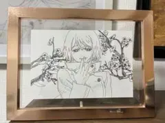 額縁付き　呪術廻戦ポストカード　呪術廻戦展　家入硝子