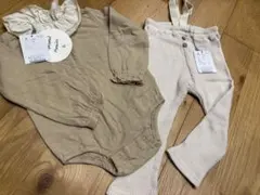 み*ん様 apres les cours ベージュロンパースとパンツセット　新品