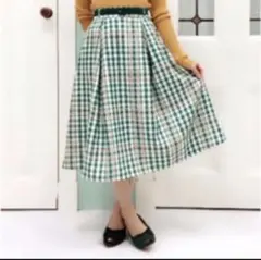 an another angelus チェックスカート　Fint