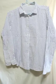 プロフ必読Chocol raffineストライプ長袖シャツ/良品M