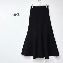 グレイル フレアスカート ブラック美　シルエット上品　ロング 0679