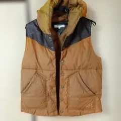 Tommy M ダウンベスト オレンジ