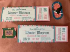 Mrs. GREEN APPLE Wonder Museum 入場券