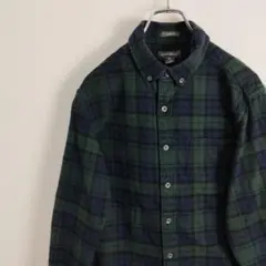 エディーバウアー ネルシャツ ボタンダウンシャツ 長袖シャツ チェック柄