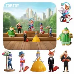 TOPTOY ズートピア2 フィギュア NEW JOURNEYシリーズ6種セット