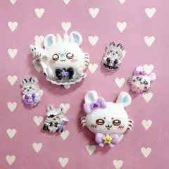 モモンガ まじかるちいかわ ネイルパーツ デコパーツ 6コセット