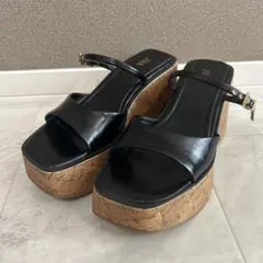 【美品】 ZARA ☆完売品☆ ウェッジソール サンダル