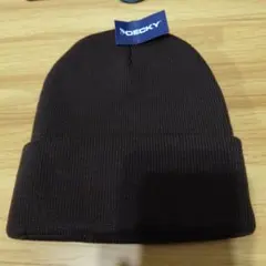 新品 DECKY ブラウン ニット帽