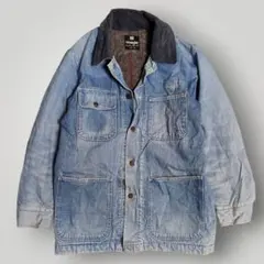 【希少】ラングラー デニム カバーオール エルボーパッチ ブランケット M