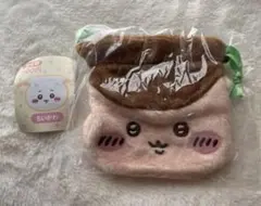 ちいかわおかお巾着①　くりまんじゅう