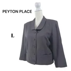 PEYTON PLACE レディース　テーラードジャケット【L】ダークグレーのサムネイル