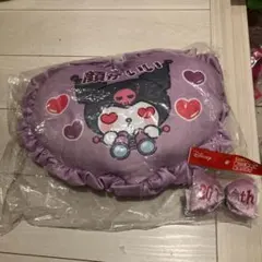 サンリオ 推しにときめく クッション クロミ 　ぬいぐるみ用蝶ネクタイ