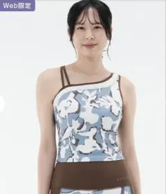 新品未使用✨SUKALA ヨガウェア タンクトップ アシンメトリー　Lのサムネイル