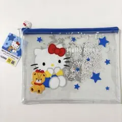 【韓国限定商品】ハローキティ　ビニールポーチ　大サイズ
